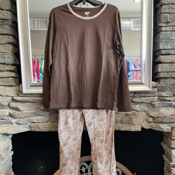 Lands' End Women's 2 piece Pajama Set, NWT - Picture 1 of 4